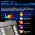 Turbowuchs Turbo5000 Samsung Vollspektrum Einstellbares Spektrum LED Grow Lampe – Bild 4