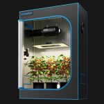 Turbowuchs 120x60x180cm 1680D Diamant Mylar Gewebe Grow Zelt – Bild 3