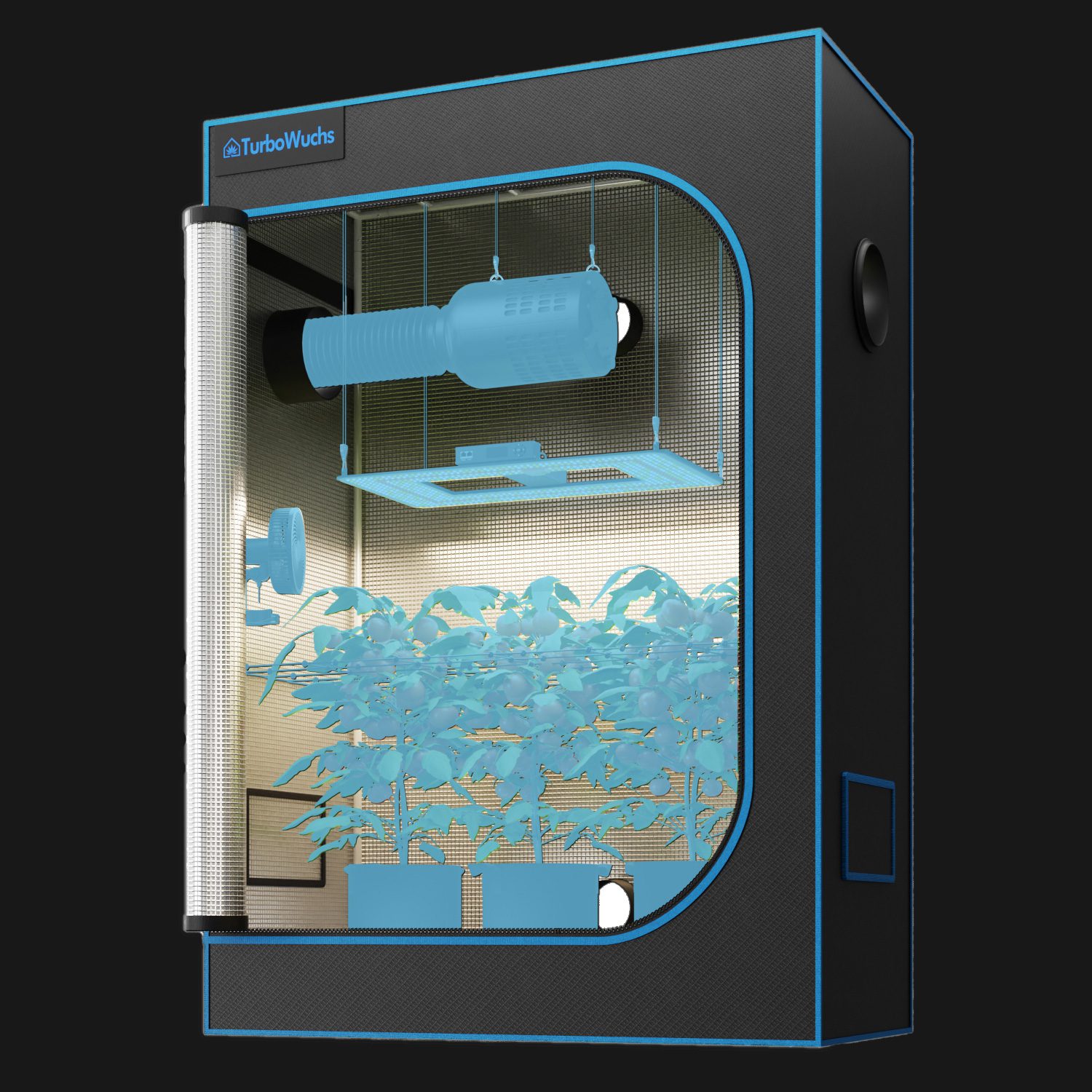 120x60tent 120x60x180 growbox