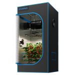 Turbowuchs 90x90x180cm 1680D Diamant Mylar Gewebe Grow Zelt – Bild 3