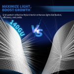 Turbowuchs 120x60x180cm 1680D Diamant Mylar Gewebe Grow Zelt – Bild 5