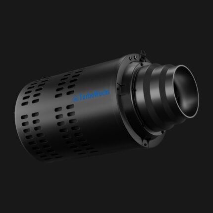 Turbowuchs Intelligent 2-in-1 Aktivkohlefilter Inline-Lüftersystem (Größe L)  Smart Controller App