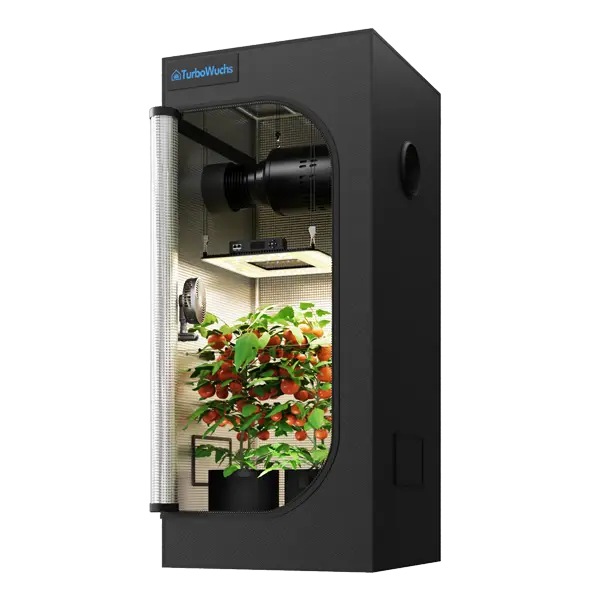 turbo1000 70x70x160cm growbox komplettset