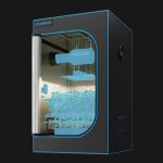 Turbowuchs 120x120x200cm 2000D Diamant Mylar Gewebe Grow Zelt